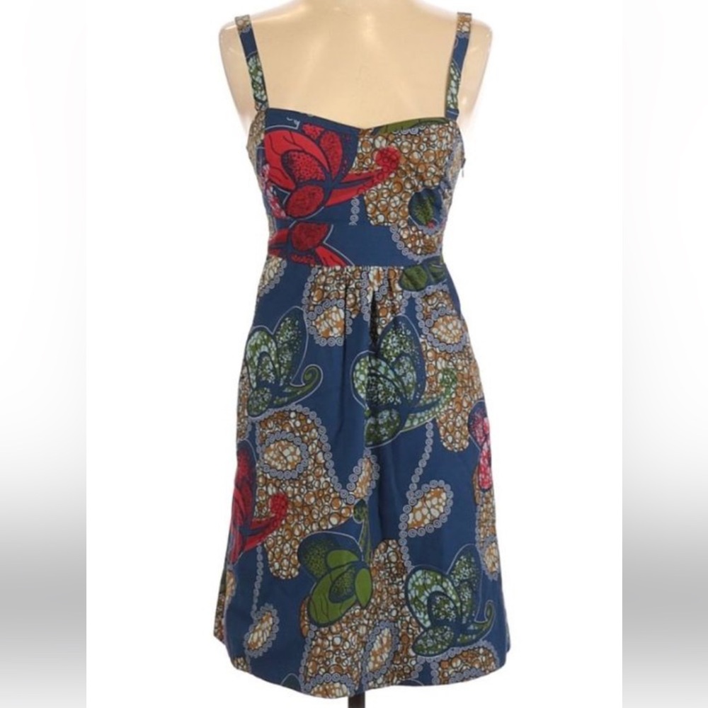 Made in Rwanda print dress by Anthropologie